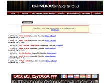 Tablet Screenshot of djmaxs.com